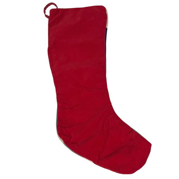 Big Arrow Co Needlepoint Christmas Stocking SNOWMAN 19" Santa Sleigh Reindeer - Picture 8 of 12